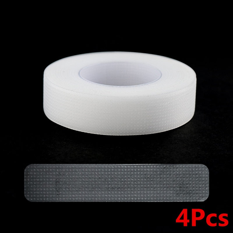 4 pcs Eyelash Extension Lint Breathable Non-woven Cloth Adhesive Tape Medical Paper Tape For False Lashes Patch Makeup Tools