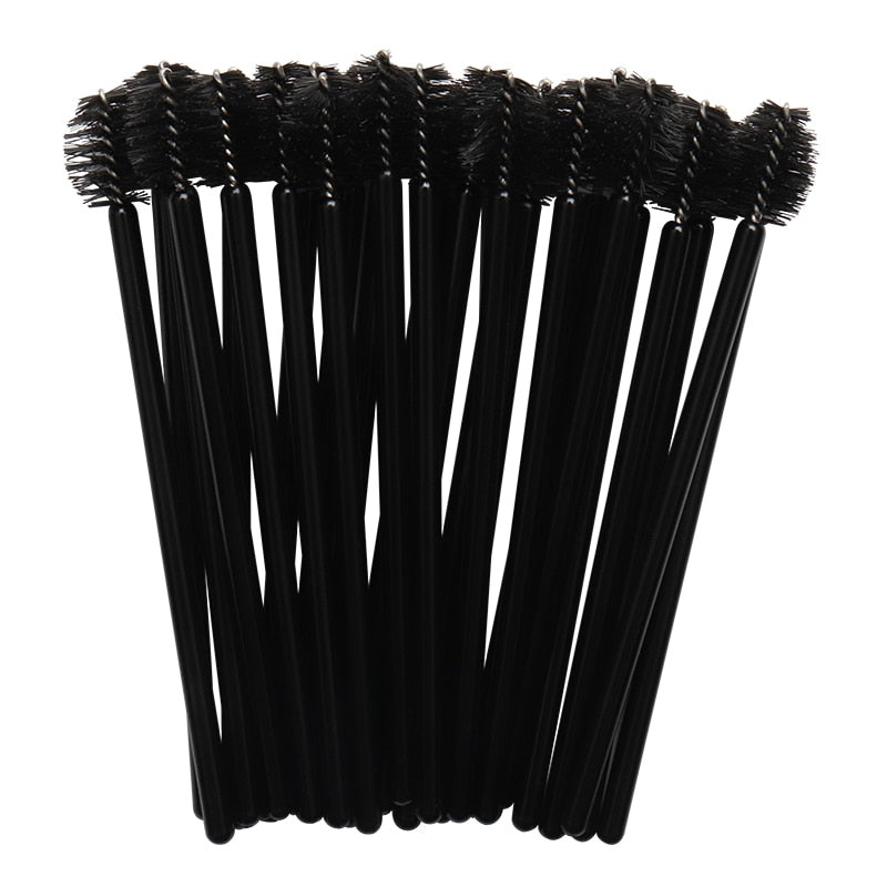 50/100pcs Disposable Eyelash Brush Comb Mascara Wands Eye Lashes Extension Individual Applicator Women Makeup Beauty Tools