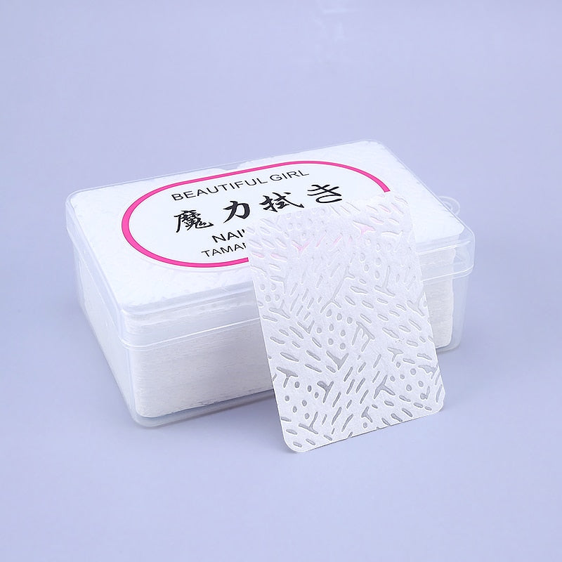 New Wipes Paper Cotton Eyelash Glue Remover Wipe The Mouth Of The Glue Bottle Prevent Clogging Glue Cleaner Pads