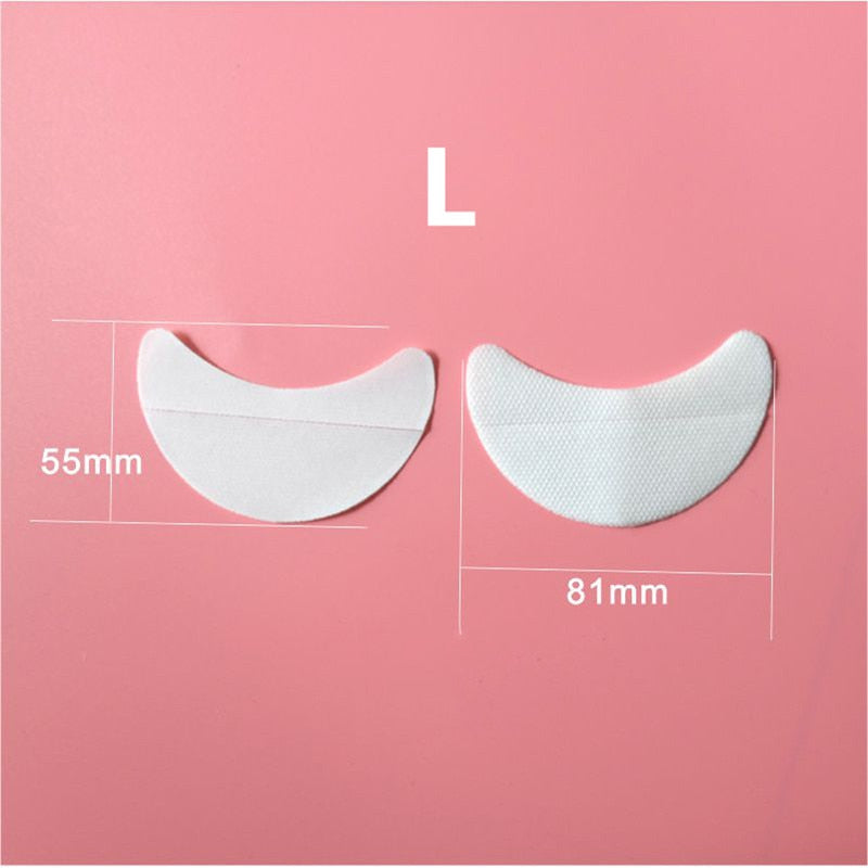 10/50/100pcs Eyelash Extension Paper Patches Eye Lash Under Eye Pads Eyeshadow Stickers Non-woven Isolation Stickers Makeup Tool