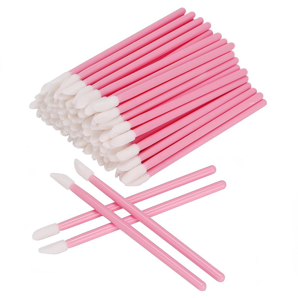 150 Pcs Disposable Lip Brush Makeup Brushes Pen Lipstick Mascara Wands Brush Cleaning Eyelash Cosmetic Brush Applicators