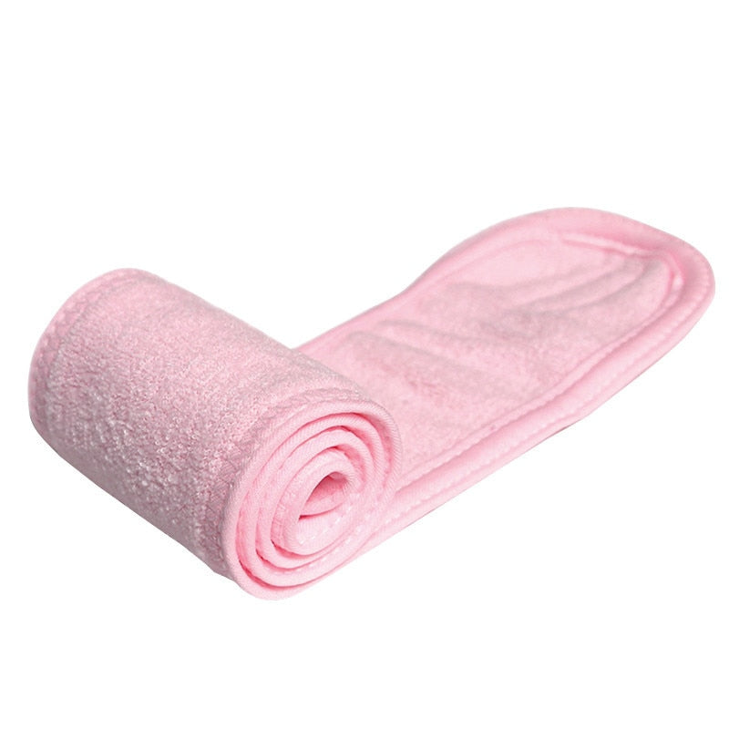 Head Turban Soft Makeup Wrap Headbands Cosmetic Fabric Towel Spa Bath Shower Wash Face Elastic Facial Headscarf For Women