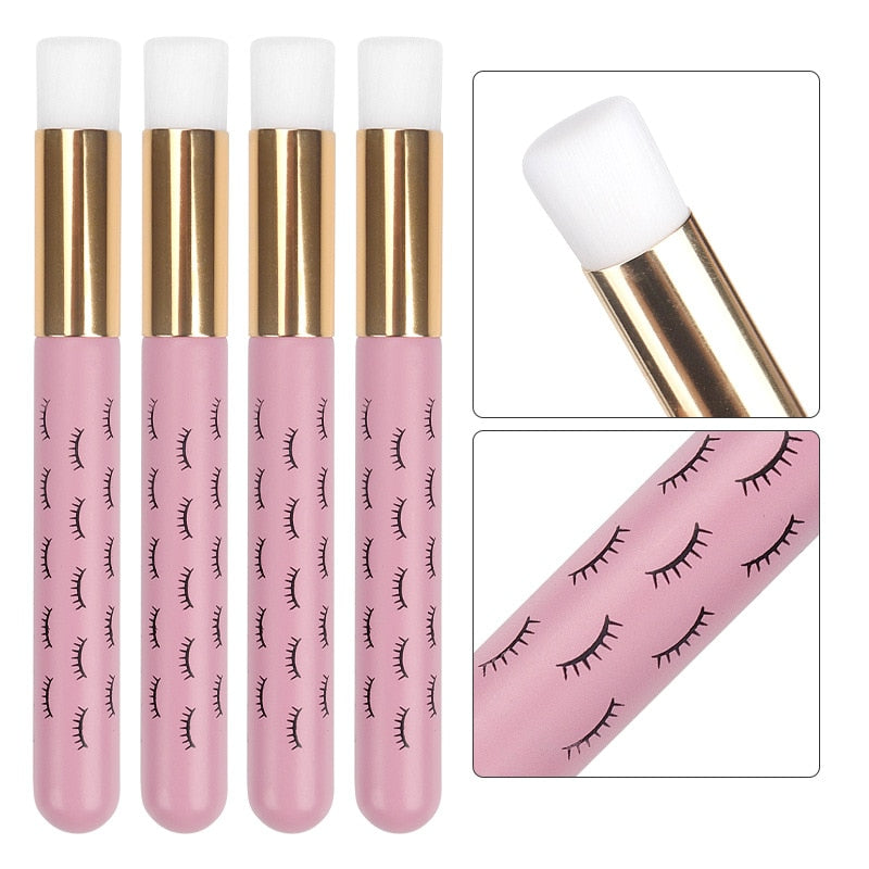 10Pcs Eyelash Cleaning Brush Lash Extension Applicator Eyebrow Nose Brushes Washing Bottle Skin Care Makeup Tool Clean Supplies