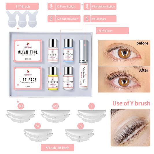 Lash Lift Kit Lash Lifiting Eyelash Perm Kit Lash Curling Eyelash Enhancer Eye Makeup Can Do Your Logo