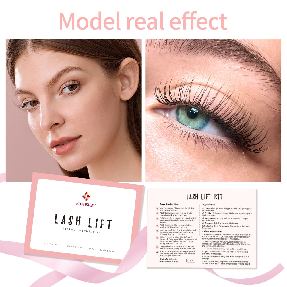 Lash Lift Kit Lash Lifiting Eyelash Perm Kit Lash Curling Eyelash Enhancer Eye Makeup Can Do Your Logo